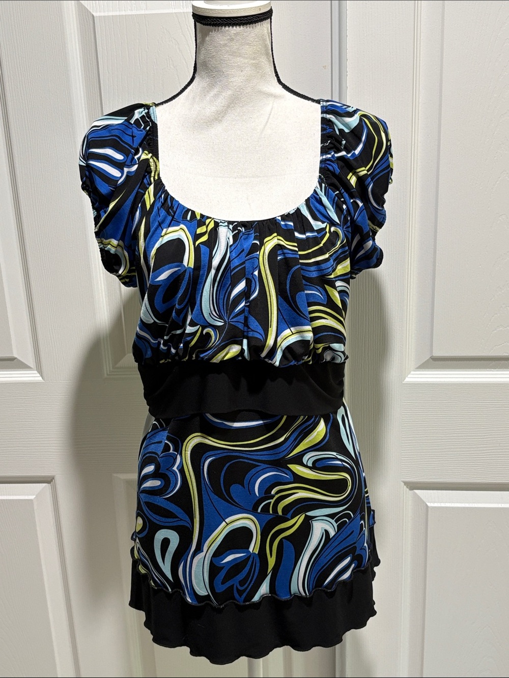 Venezia Cap Sleeve Tie-back Tunic